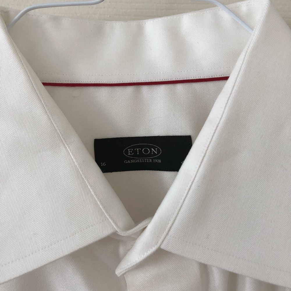 Eton White Men’s Dress Shirt